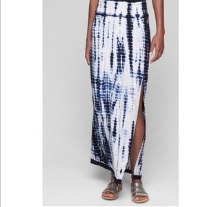 Athleta Tie Dye maxi skirt